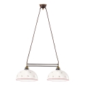 Kolarz 731.82.68 - Hanglamp aan een koord NONNA 2xE27/75W/230V rood