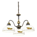 Kolarz 731.83.121 - Suspension chaîne NONNA 3xE27/75W/230V raisins/fraises