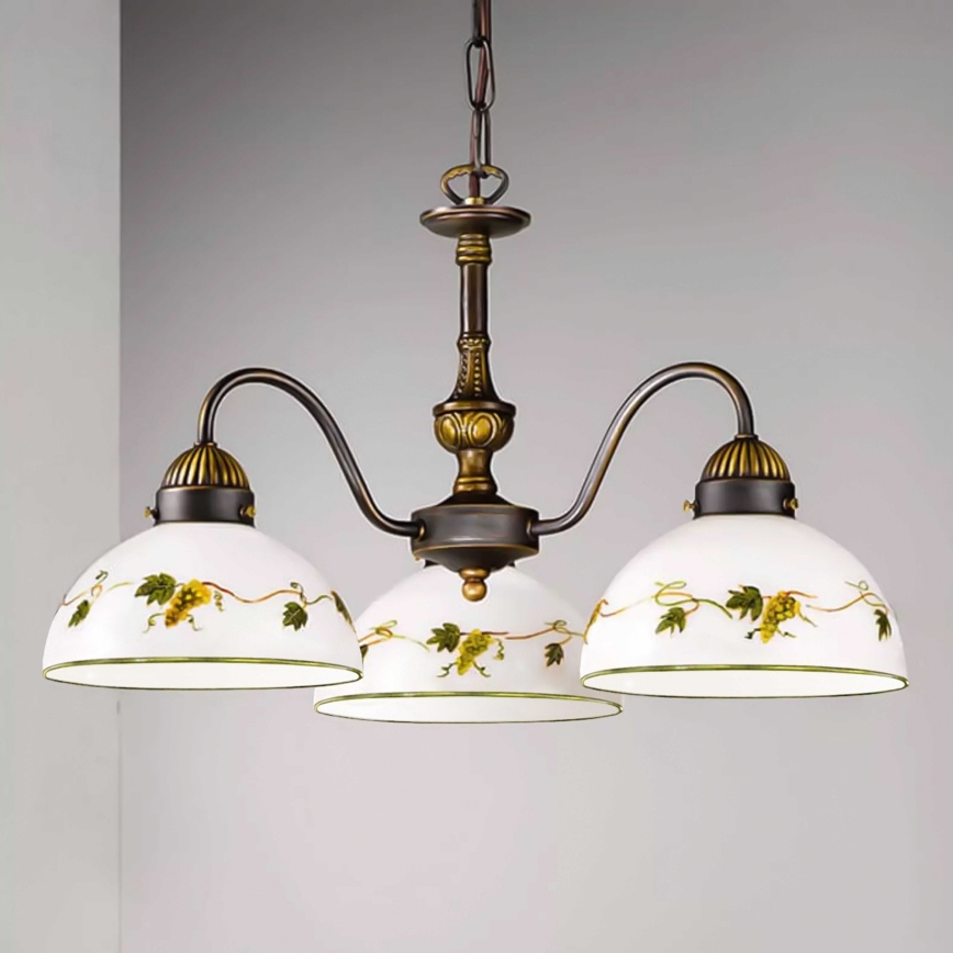 Kolarz 731.83.122 - Hanglamp aan een ketting NONNA 3xE27/75W/230V druiven