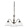 Kolarz 731.83.16 - Suspension chaîne NONNA 3xE27/75W/230V bleu