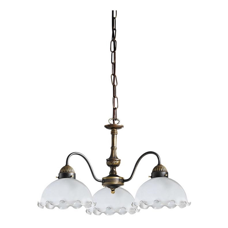 Kolarz 731.83.73 - Plafondlamp NONNA 3x E27/75W/230V