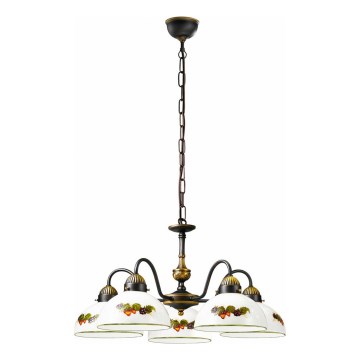 Kolarz 731.85.121 - Hanglamp aan een ketting NONNA 5xE27/75W/230V druiven/aardbeien