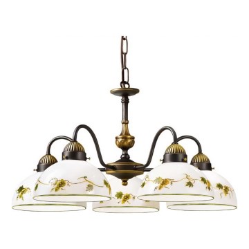Kolarz 731.85.122 - Hanglamp aan een ketting NONNA 5xE27/75W/230V druiven