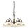 Kolarz 731.85.126 - Suspension chaîne NONNA 5xE27/75W/230V citrons