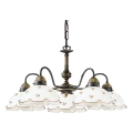 Kolarz 731.85.160 - Lustre suspendu sur chaîne NONNA 5xE27/75W/230V, motifs floraux, finition or rose