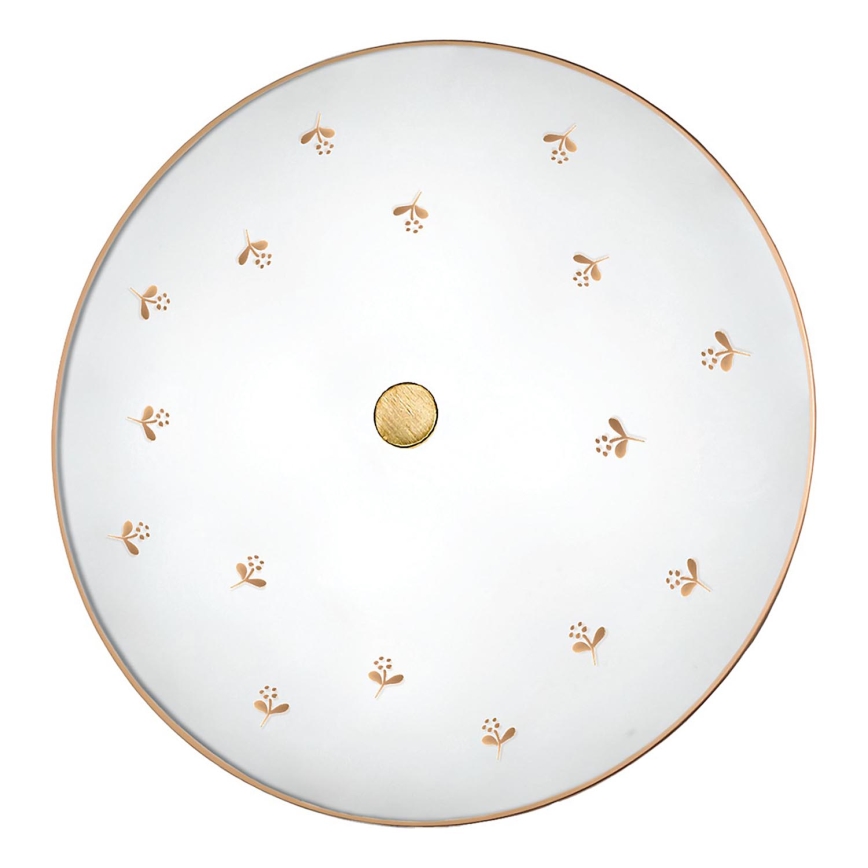 Kolarz 731.U14.4.160 - Wandlamp NONNA 4xE27/60W/230V Ø 54 cm, bloemen, roségoud