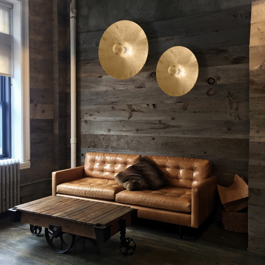 Kolarz A1306.61XL.3.SunAu - Wandlamp MOON 1xE27/100W/230V goud