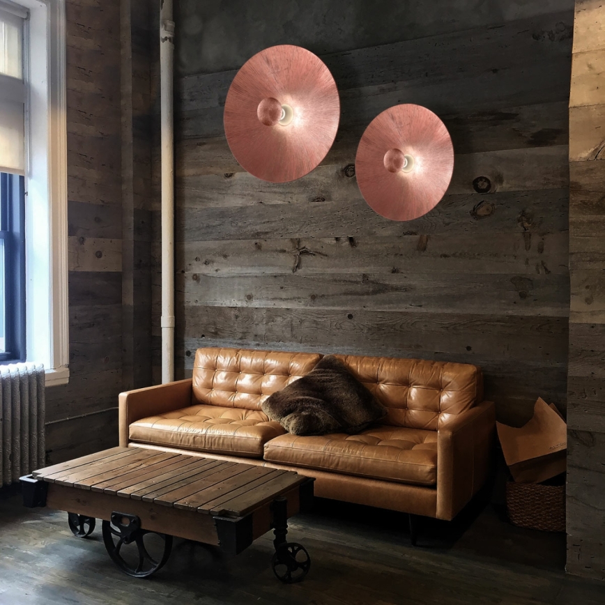 Kolarz A1306.61XL.3.SunCu - Applique murale MOON 1xE27/100W/230V cuivre