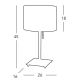 Kolarz A1307.71.7 - Lampe de table SAND 1x E27/60W/230V