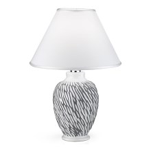 Kolarz A1340.70.Gr - Tafel Lamp CHIARA 1xE27/100W/230V wit/grijs, diameter 30 cm