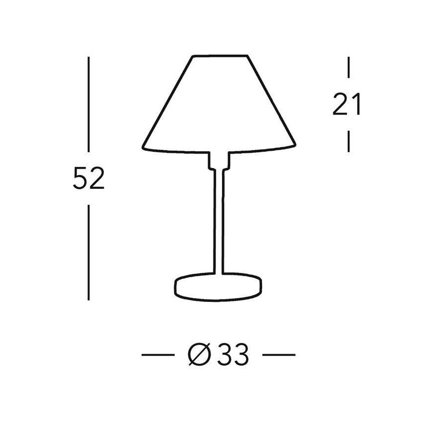 Kolarz - Tafellamp HILTON 1x E27 / 60W / 230V