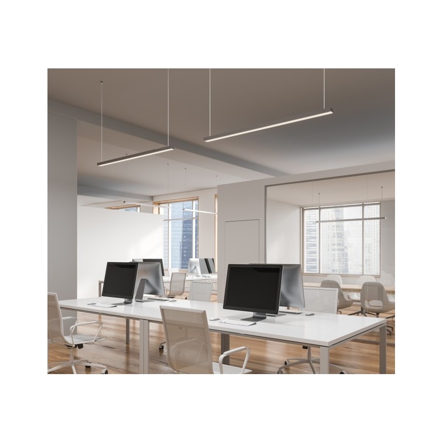 LED plafondlamp opbouw/pendel KOLINE LED/40W/230V 3000/4000/6500K 120 cm wit