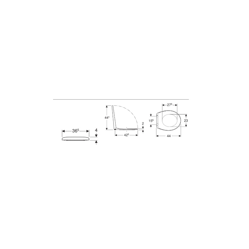 Kolo K90123000 - Toiletbril Rekord duroplast/wit