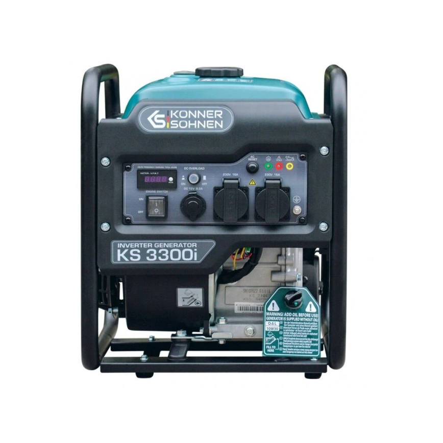 Könner & Söhnen 12111 - Générateur électrique à onduleur KS 3300i 3300W