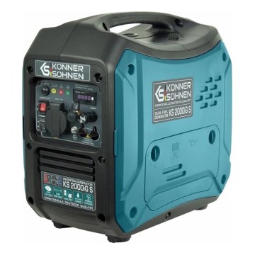 Könner & Söhnen KS7869 - Gas- en benzine invertergenerator KS 2000iG S 2000W