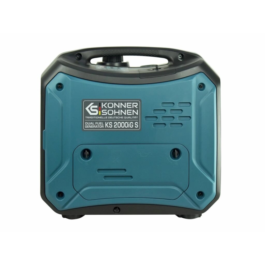 Könner & Söhnen KS7869 - Générateur électrique à onduleur pour gaz et essence KS 2000iG S 2000W
