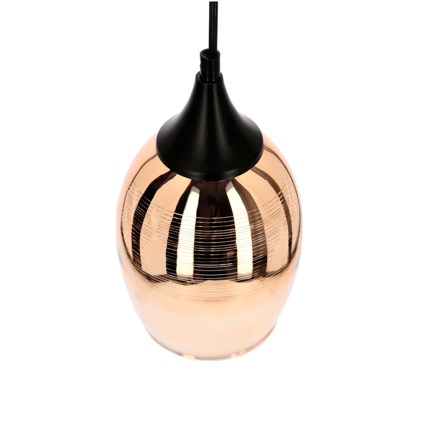 Koperen Hanglamp aan koord MARINA 1x E27 / 60W / 230V