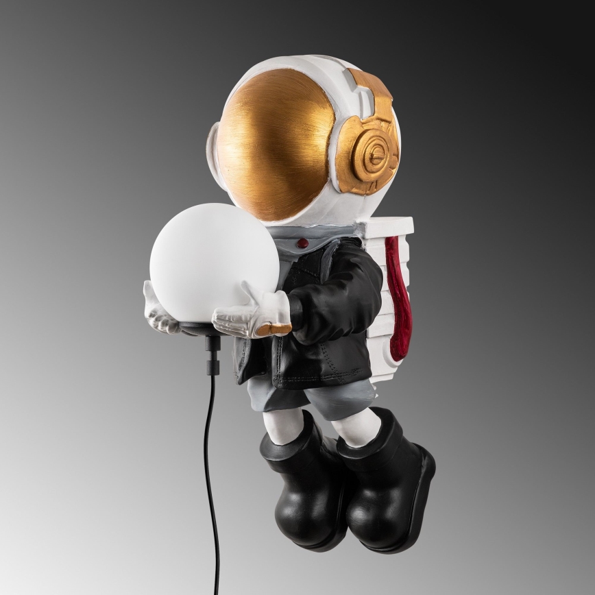 Koperen kinderwandlamp ASTRONAUT 1xE14/40W/230V