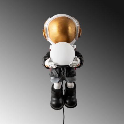 Koperen kinderwandlamp ASTRONAUT 1xE14/40W/230V