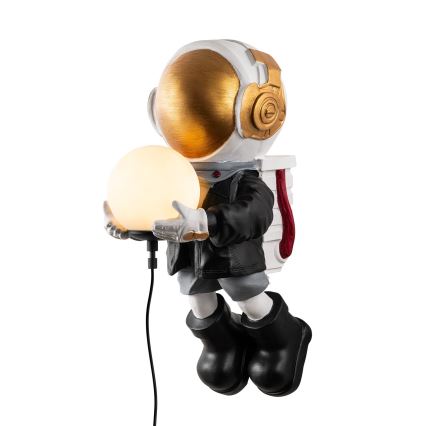Koperen kinderwandlamp ASTRONAUT 1xE14/40W/230V