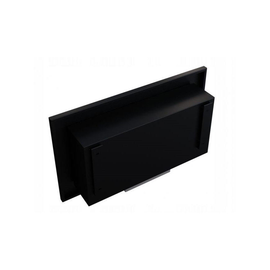 Kratki - Inbouw BIO-open haard 37,4x64,8 cm 1kW zwart