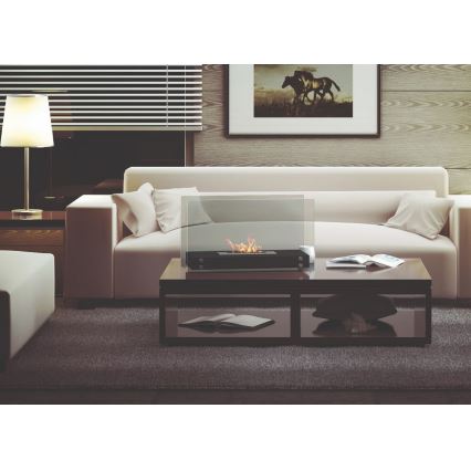Kratki - BIO haard 40,2x70 cm 2kW zwart