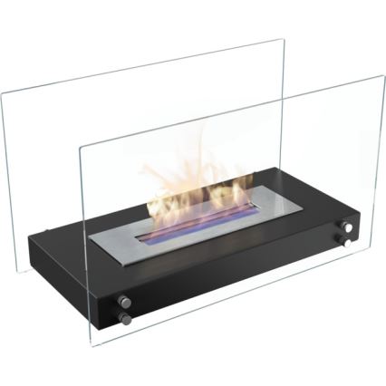 Kratki - BIO haard 40,2x70 cm 2kW zwart