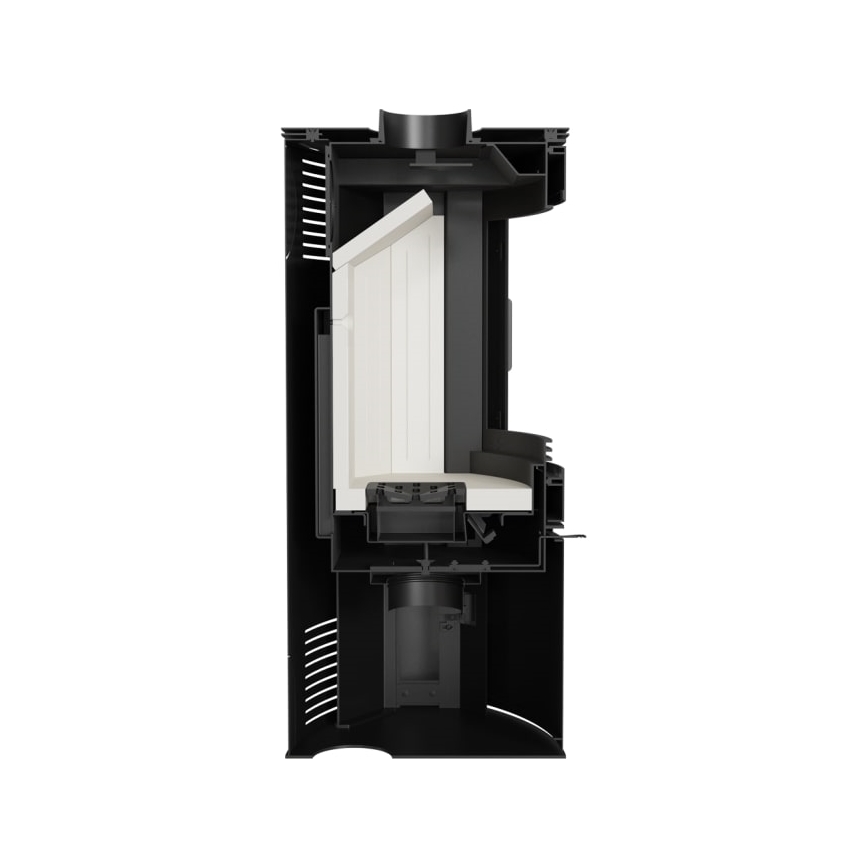 Kratki - Cheminée en acier 10kW 150mm