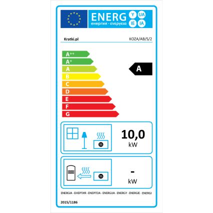 Kratki - Cheminée en acier 10kW 150mm
