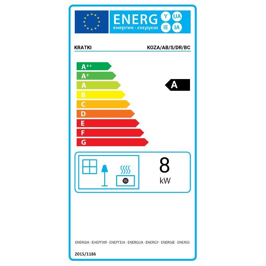 Kratki - Cheminée en acier 8kW 150mm