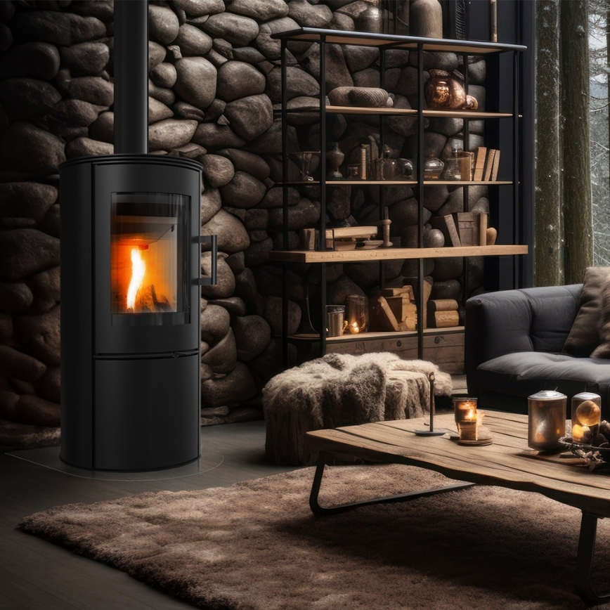 Kratki - Cheminée en acier 8kW 150mm
