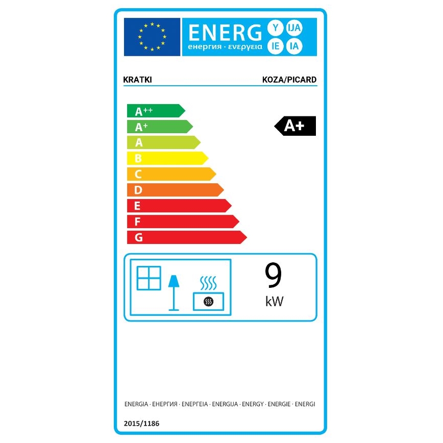 Kratki - Cheminée en acier 9kW 150mm