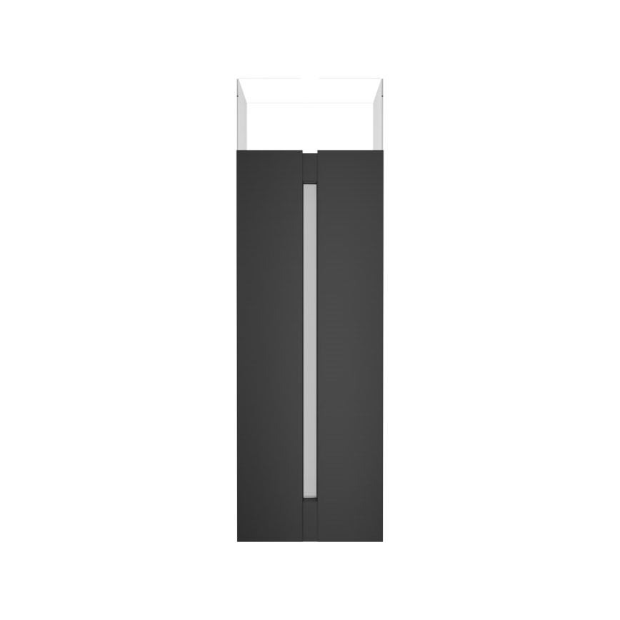 Kratki - Cheminée BIO 113,6x35,9 cm 2kW noir