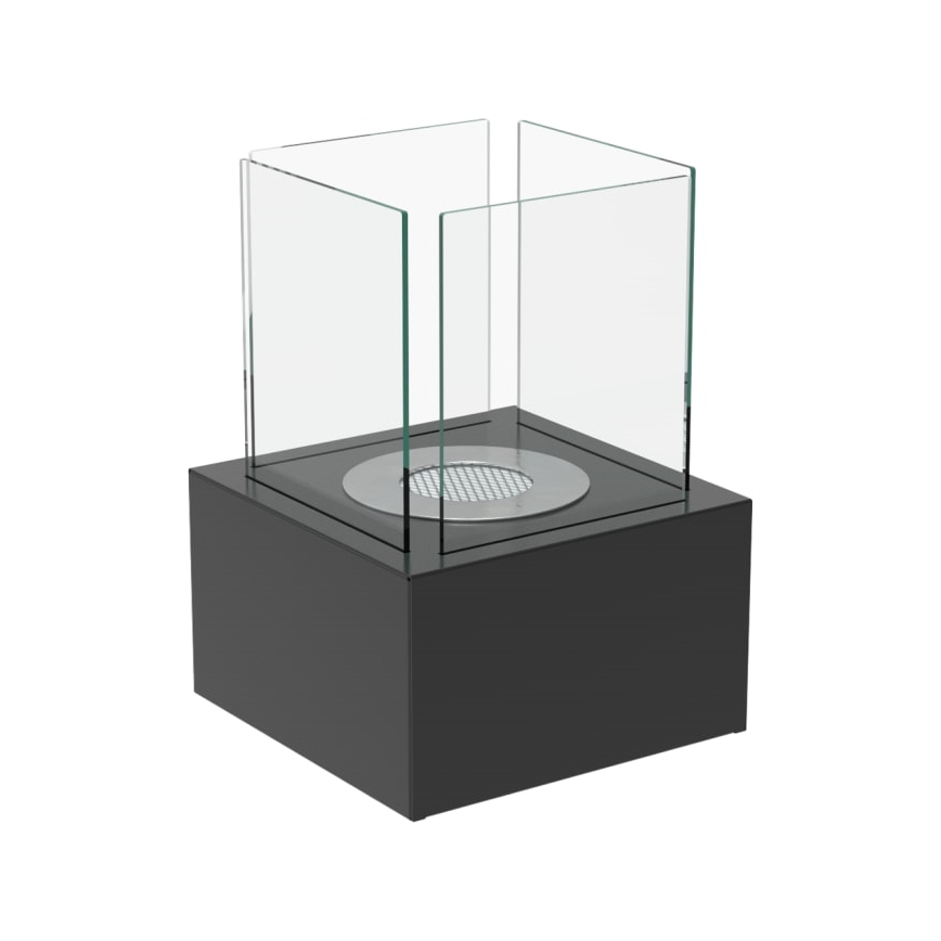 Kratki - Cheminée BIO 35,3x25 cm 1kW noir