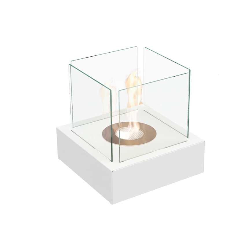 Kratki - Cheminée BIO 30,3x30 cm 1kW blanc