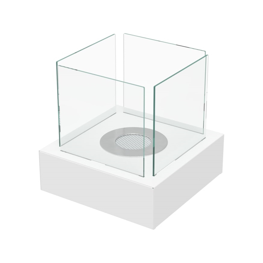 Kratki - Cheminée BIO 30,3x30 cm 1kW blanc