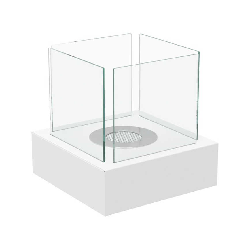 Kratki - Cheminée BIO 30,3x30 cm 1kW blanc