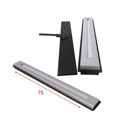 Kratki - Insert bioéthanol encastrable 50x100 cm 3,5 kW noir