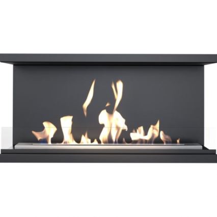 Kratki - Cheminée encastrée BIO 50x100 cm 3,5 kW noir