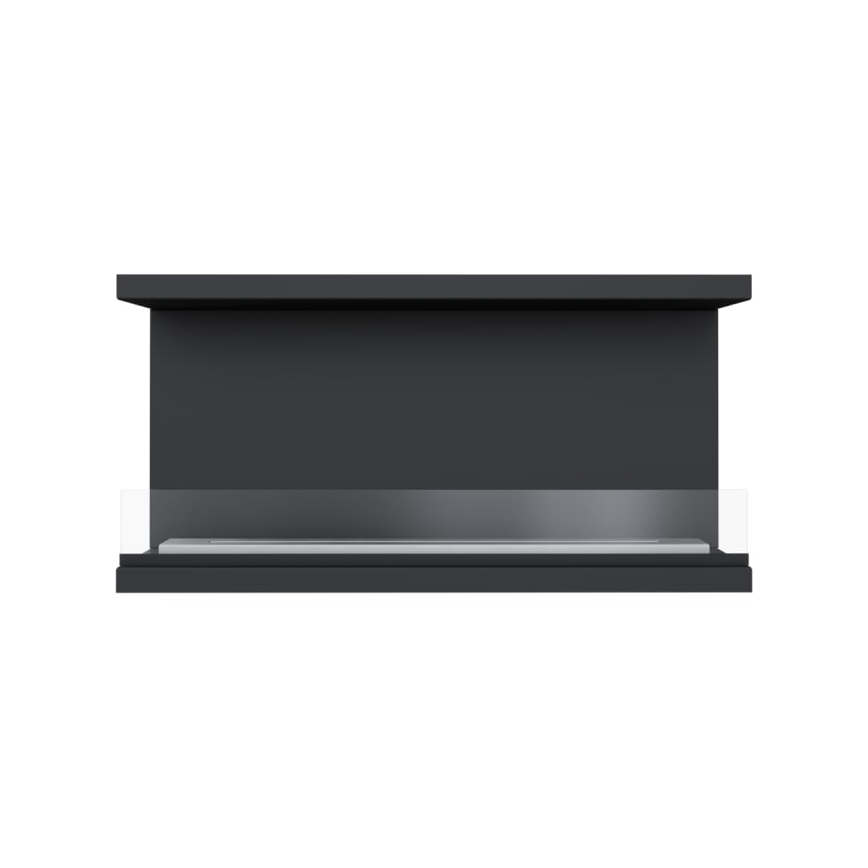 Kratki - Cheminée encastrée BIO 50x100 cm 3,5 kW noir