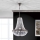 Kristallen hanglamp aan een ketting ARILA 3xE27/60W/230V diameter 40 cm bruin/patina
