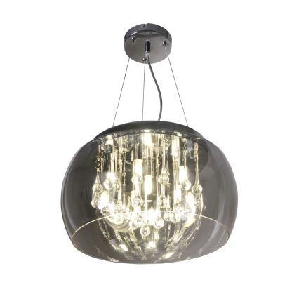 Kristallen kroonluchter aan koord ROMEO 6xG9/8W/230V