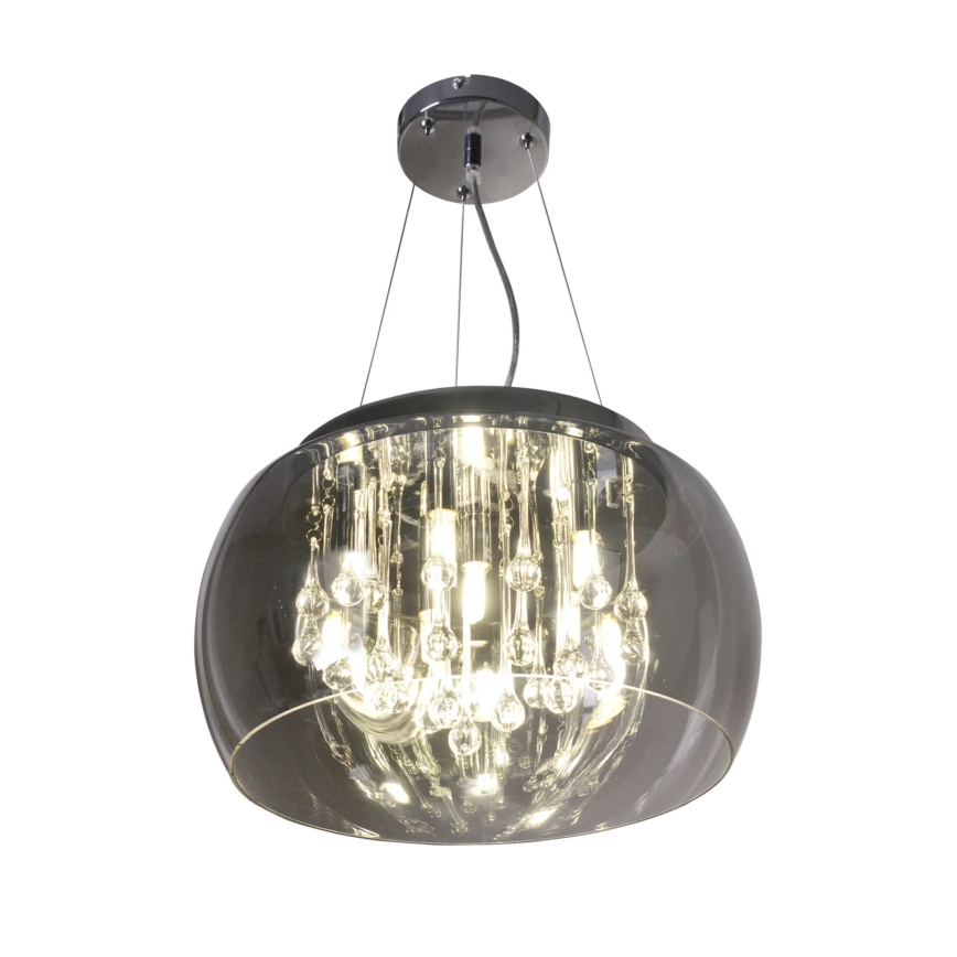 Kristallen kroonluchter aan koord ROMEO 6xG9/8W/230V