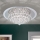 Kristallen plafondlamp GLORIA 6xG9/40W/230V diameter 50 cm doorzichtig/glanzend chroom