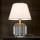 Kristallen tafellamp ALEXIS 1xE27/60W/230V crème/goud/doorzichtig