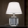 Kristallen tafellamp ALEXIS 1xE27/60W/230V wit/glanzend chroom/doorzichtig