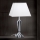 Kristallen tafellamp VERONIQUE 1xE27/60W/230V wit/chroom