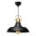 Kroonluchter aan kabel AYD 1xE27/40W/230V zwart/goud