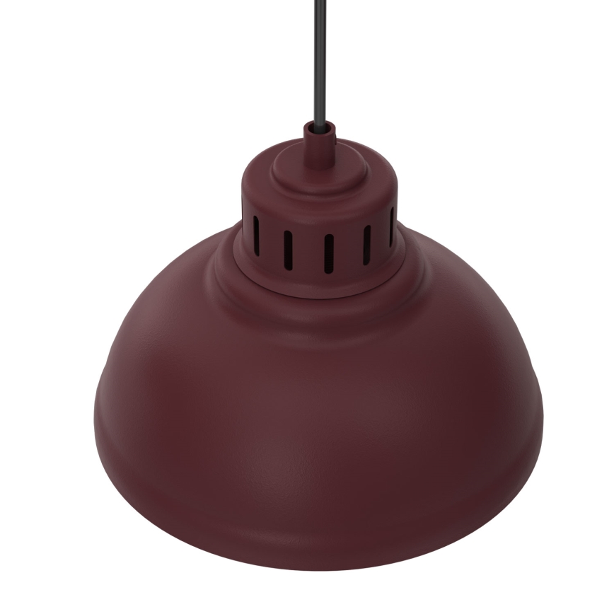 Kroonluchter aan kabel SVEN 4xE27/15W/230V bordeaux