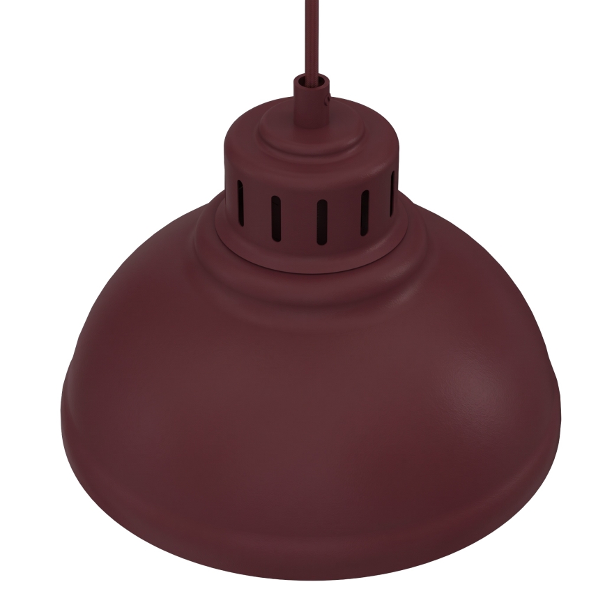 Kroonluchter aan kabel SVEN 4xE27/15W/230V bordeaux